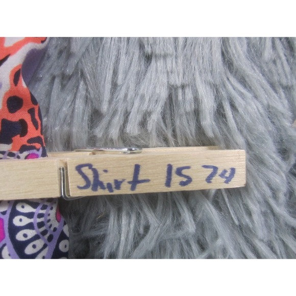 Alice & Trixie Kimono Open Front Top Womens Medium Patchwork Colorful Silk USA - Picture 11 of 11